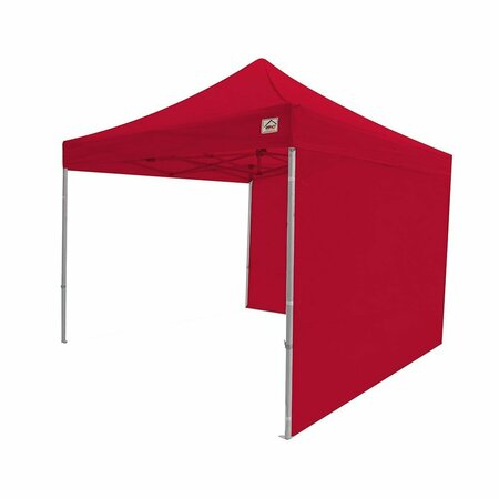 IMPACT CANOPY 10-Foot Canopy Tent Wall Set, 1 Solid Sidewall and 1 Middle Zipper Sidewall Only, Red 033000004